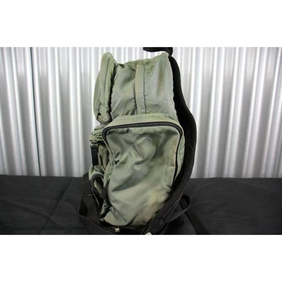 Prada Tessuto Nylon Large Backpack Forest Green  Made In Italy AZ83 main image 6